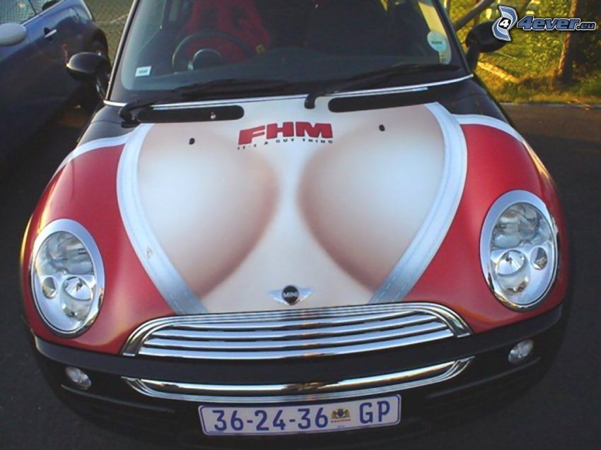 Mini Cooper, breasts