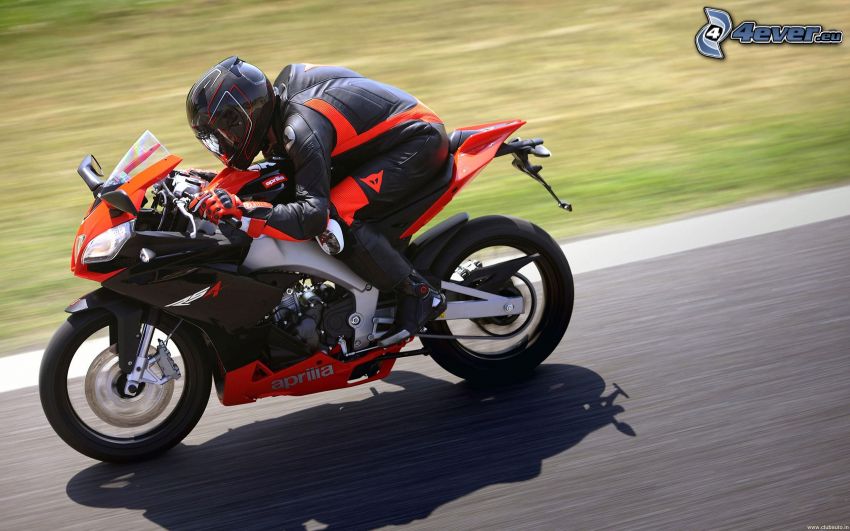 Aprilia RS4 125, moto-biker, speed