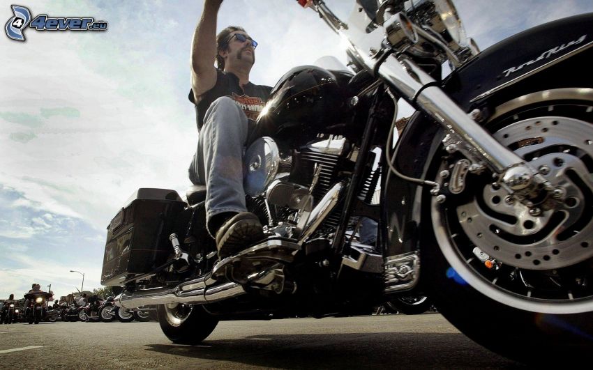 Harley-Davidson, moto-biker
