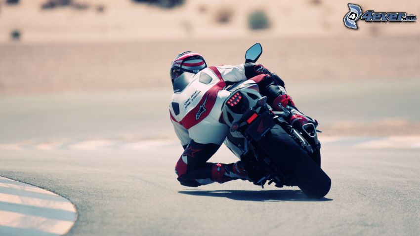 Honda CBR 1000, moto-biker, racing circuit