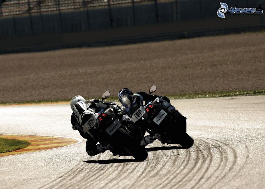 Suzuki GSX-R, race, racing circuit