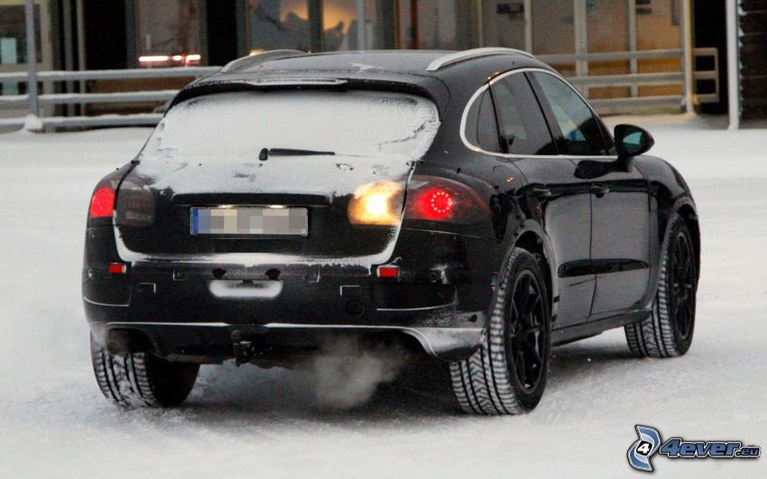 Porsche Macan, snow