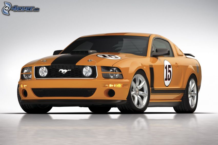 Ford Mustang, racing car