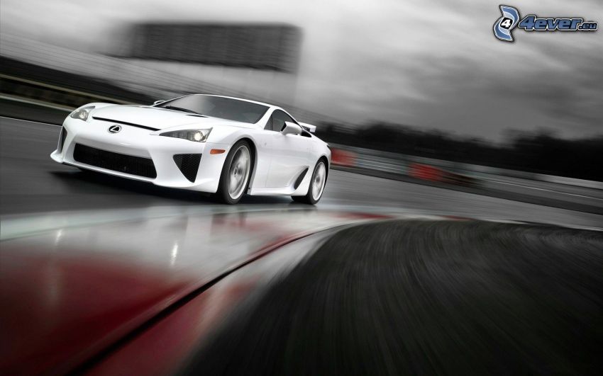 Lexus LFA, speed, racing circuit