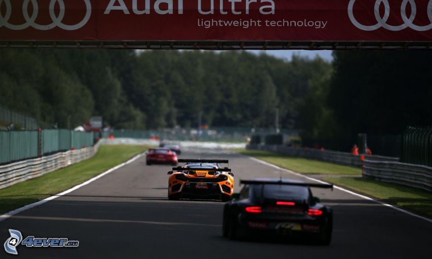Porsche, race, racing circuit