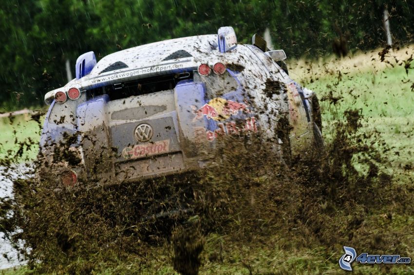 Volkswagen Race Touareg 2, Dakar, race, mud