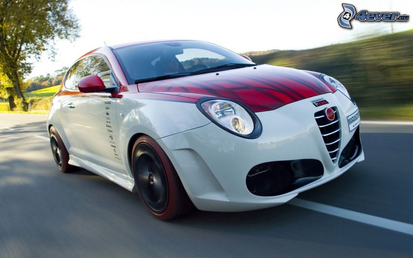 Alfa Romeo MiTo, road, speed