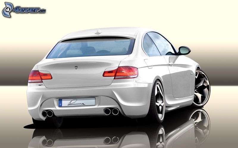 BMW M3 E92 Lumma, virtual tuning