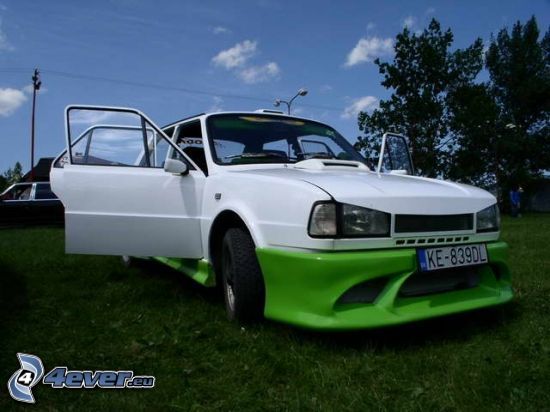 Škoda 120, car, tuning