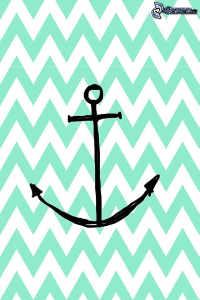 anchor, waves