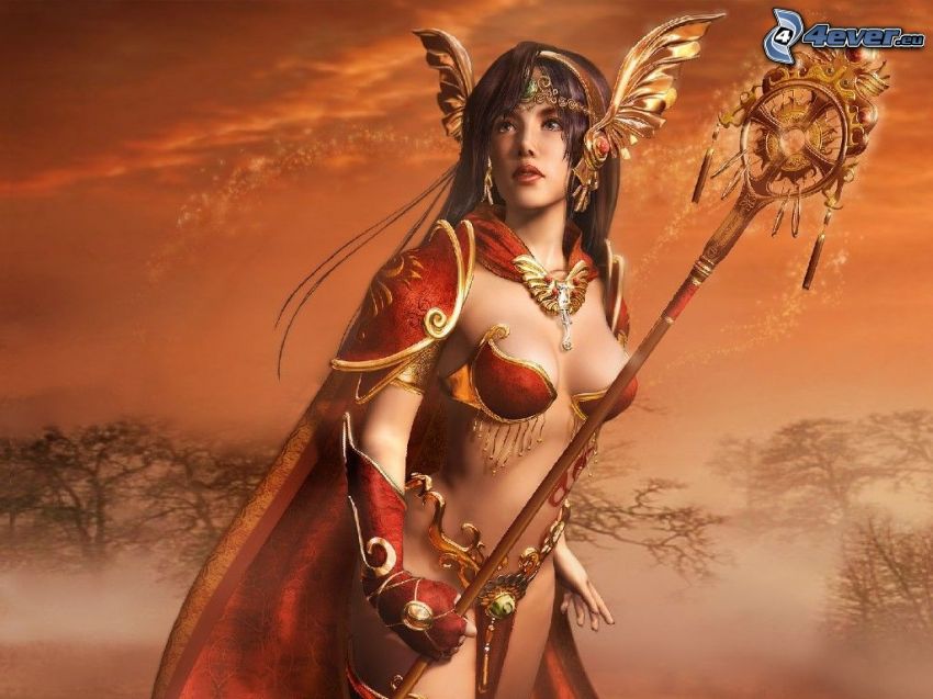 fantasy fighter, woman