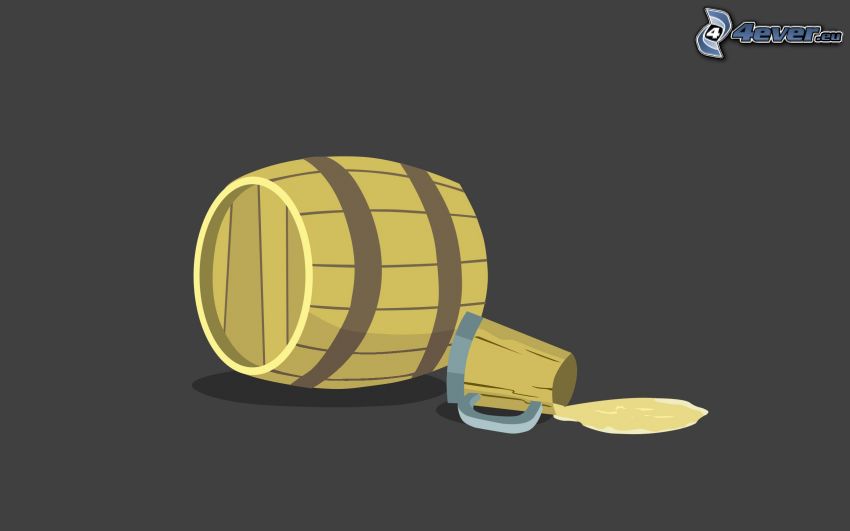 barrel, beer