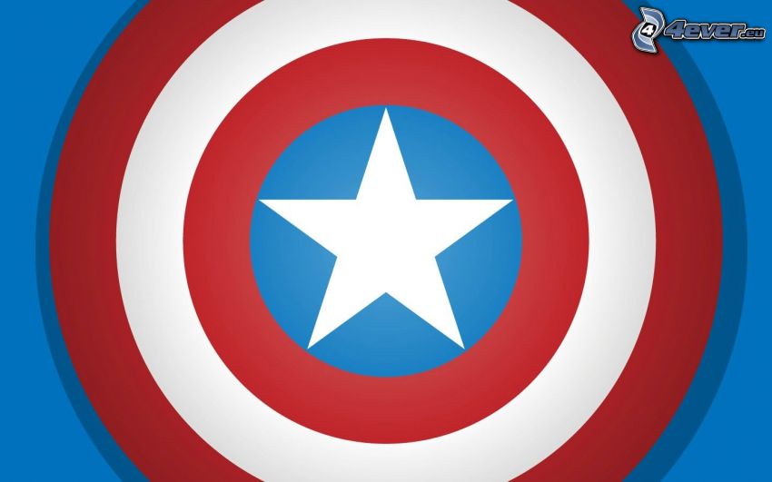 Captain America, shield