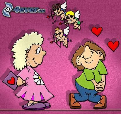 cartoon, love