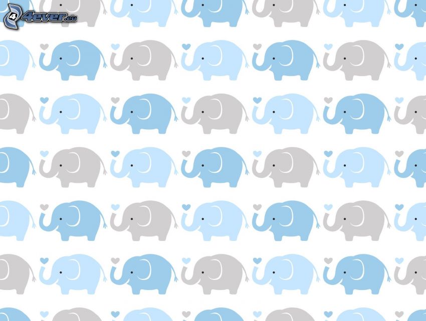 cartoon elephants