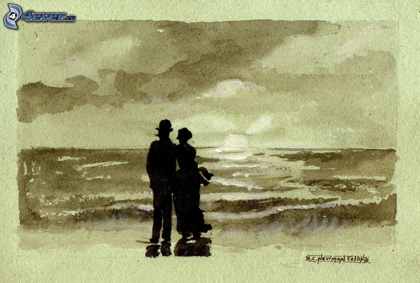 couple by the sea