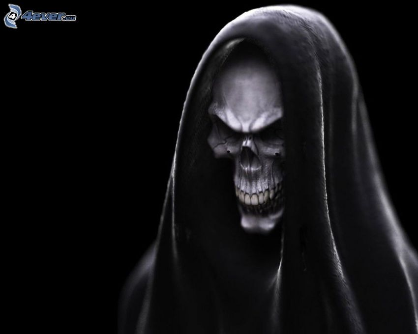 dark grim reaper, coat