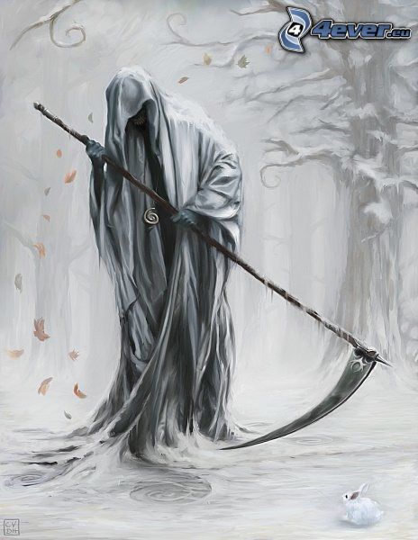 Grim Reaper, scythe, death, the end