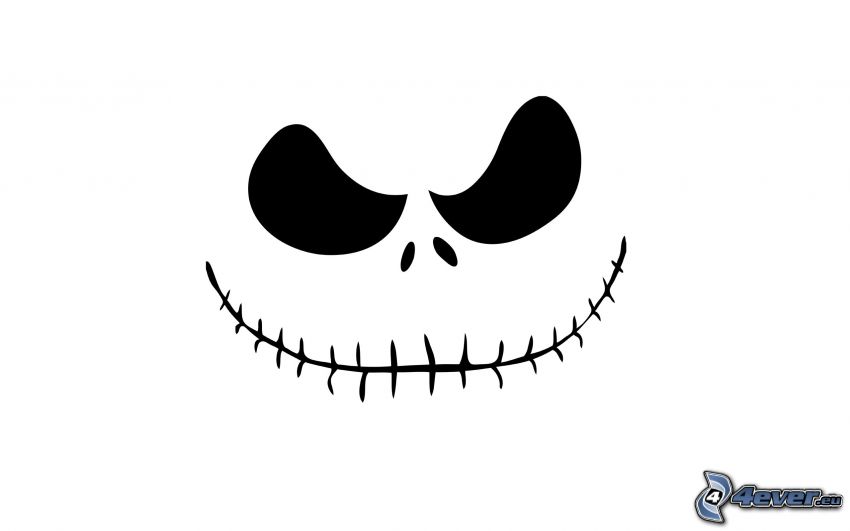 skull, smile, teeth