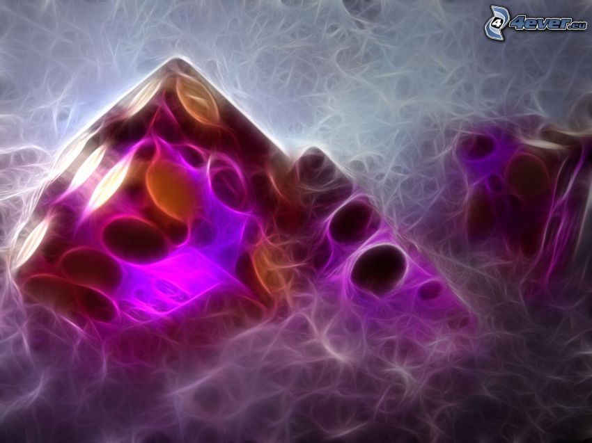 abstract cubes, fractal