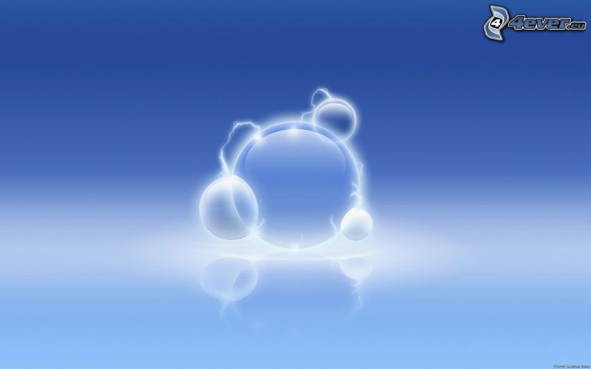bubbles, blue background