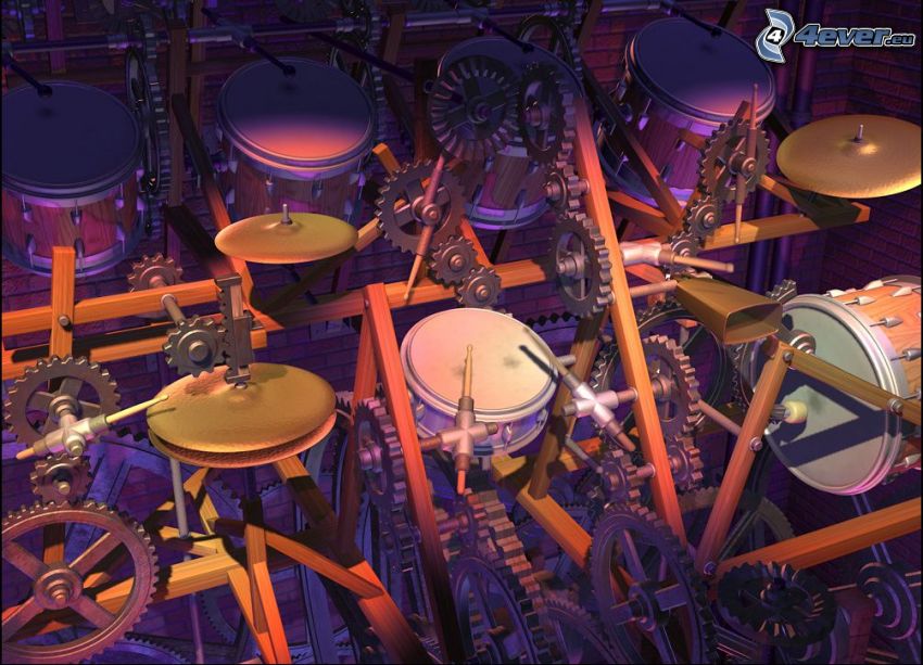 Drums, machinery