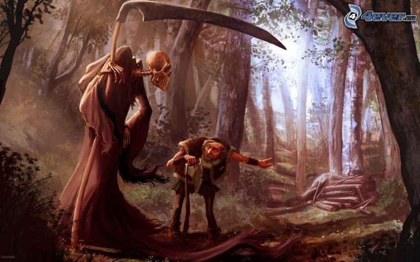 Grim Reaper, forest