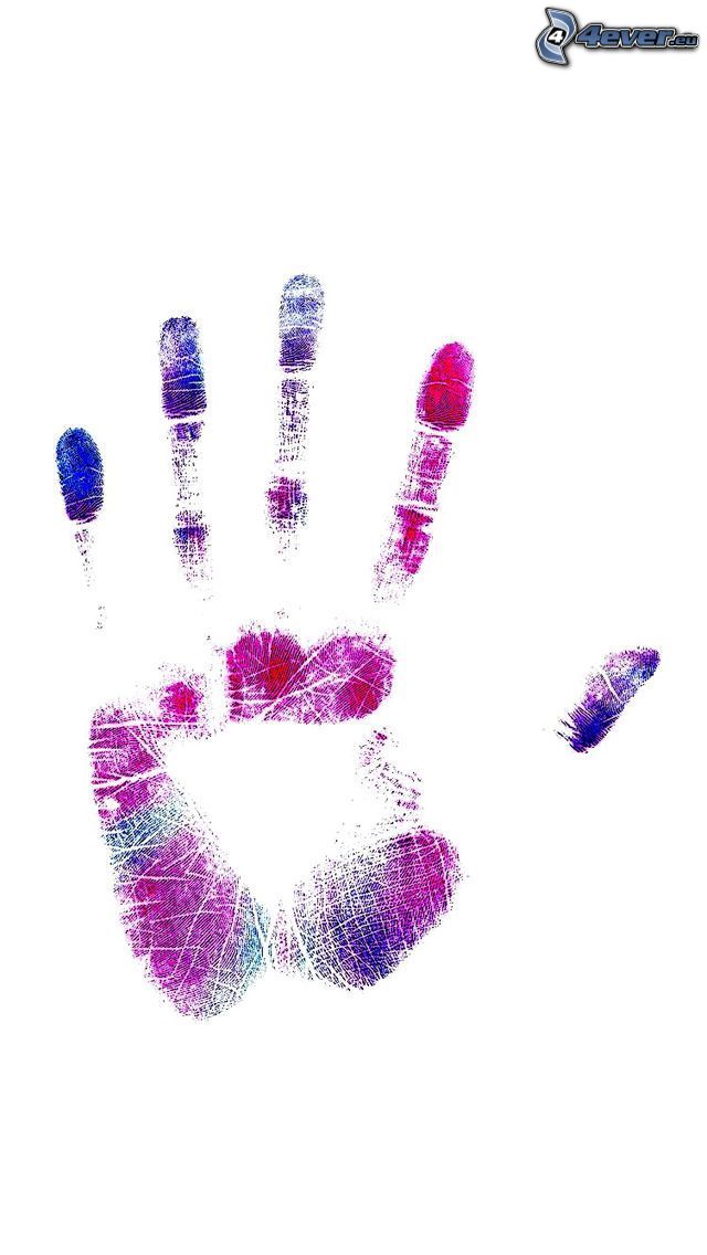 handprint, colors