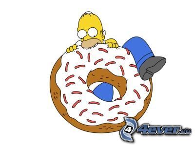 Homer Simpson, donut