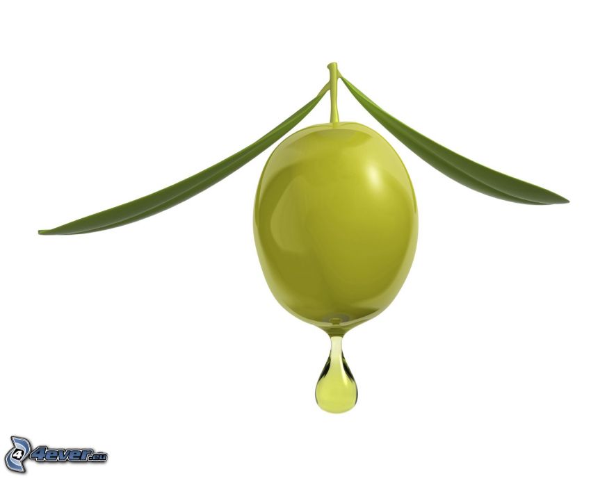 olives, drop