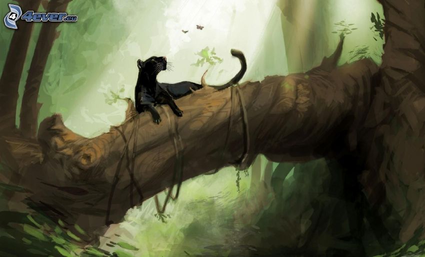 panther, branch