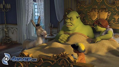 Shrek, cartoon, fairy tale, movie