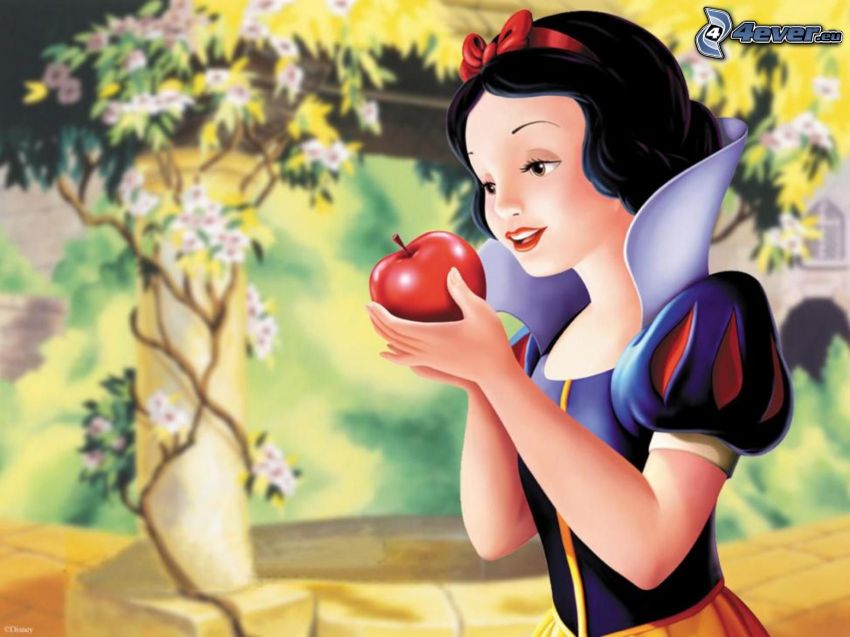 Snow White, fairy tale, apple