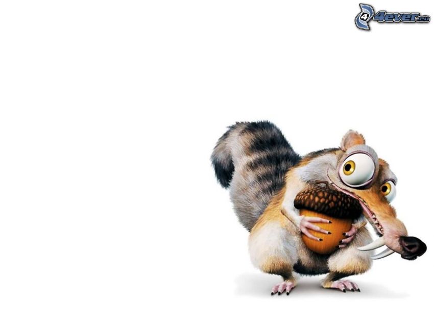 squirrel from the movie Ice Age