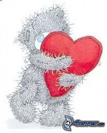 teddybear with heart