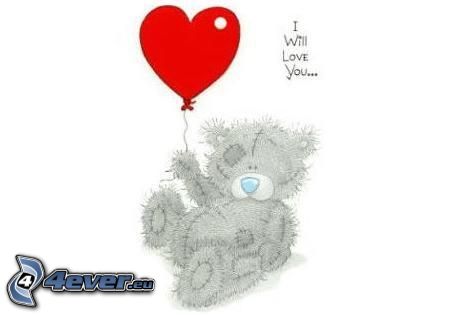 teddybear with heart