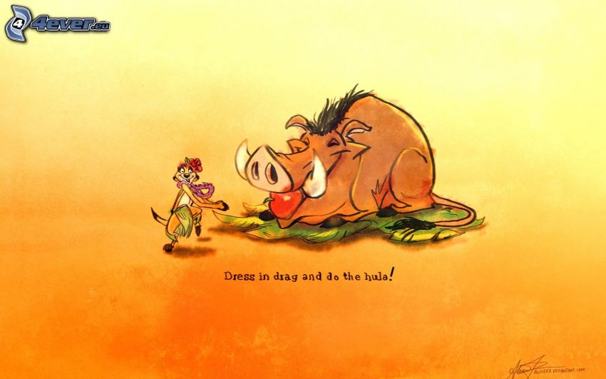 The Lion King, wild boar, funny animal