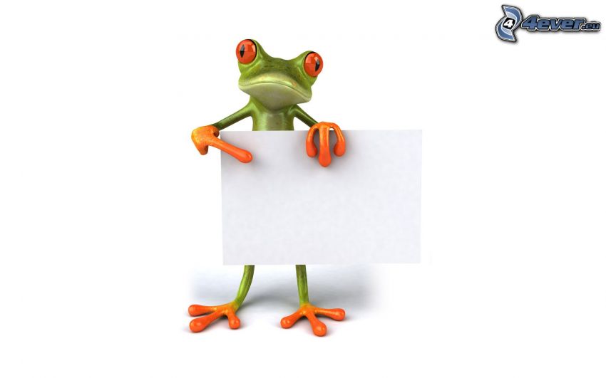 tree-frog, paper
