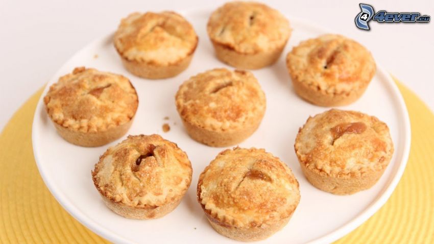 apple pie, muffins