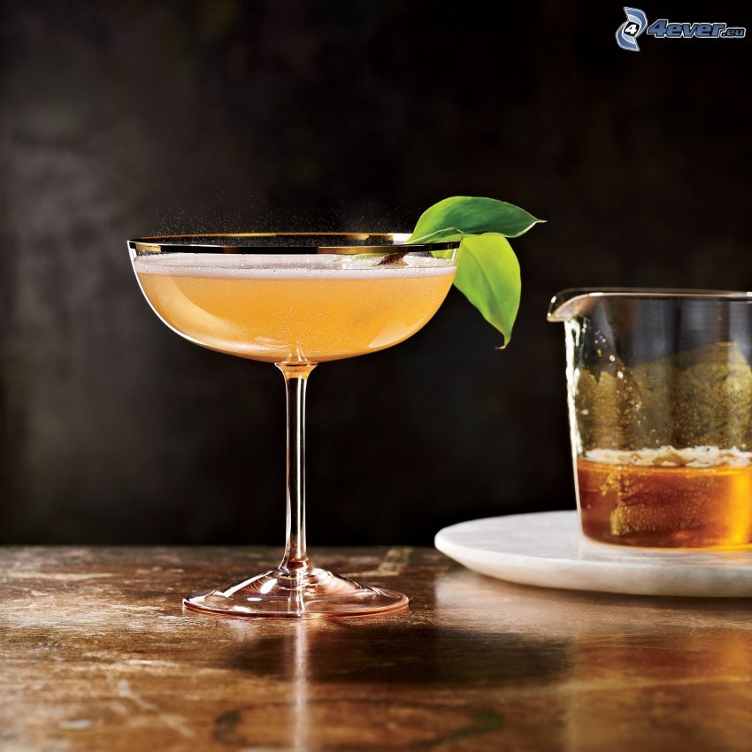 cocktail, leaves