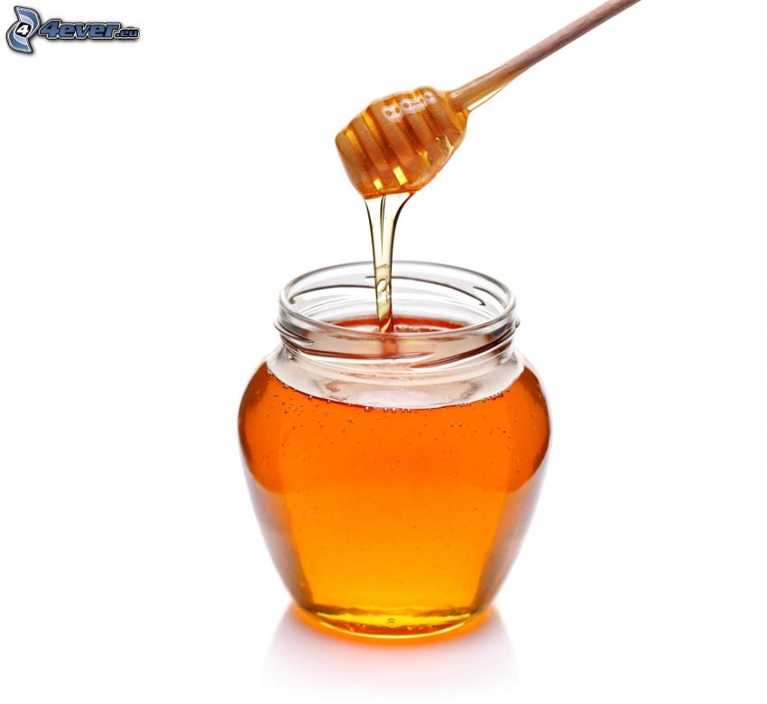 honey, wooden honey stick