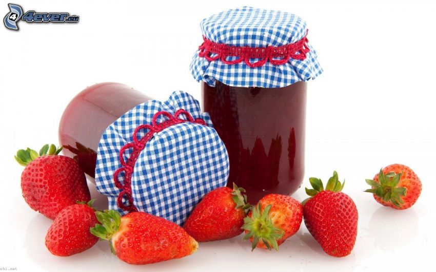jam, strawberries