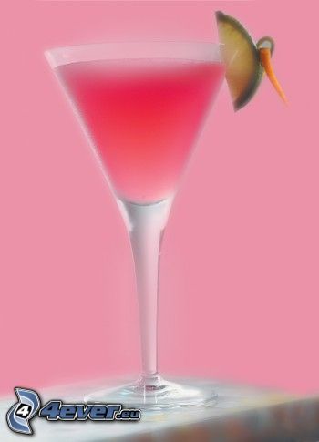Pink angel, drink