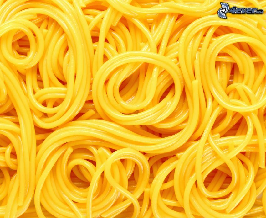 spaghetti, pastes