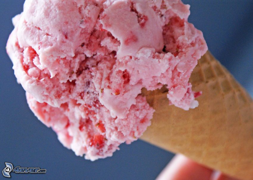 strawberry ice cream