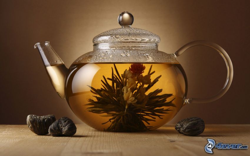teapot, tea