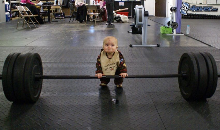 baby, strengthening, gym