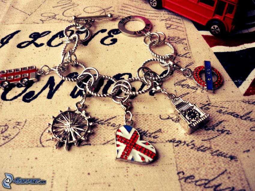 bracelets, London, accessory