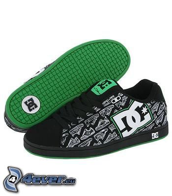 DC Shoes, black sneakers
