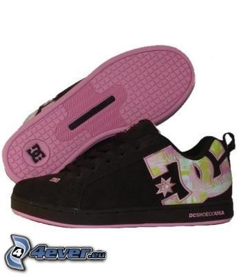DC Shoes, black sneakers